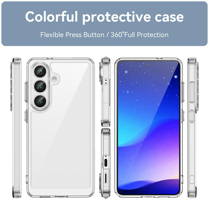 Samsung Galaxy S26+ 5G Acrylic Hybrid TPU Protective Phone Case, Colourful Series Shockproof Cover