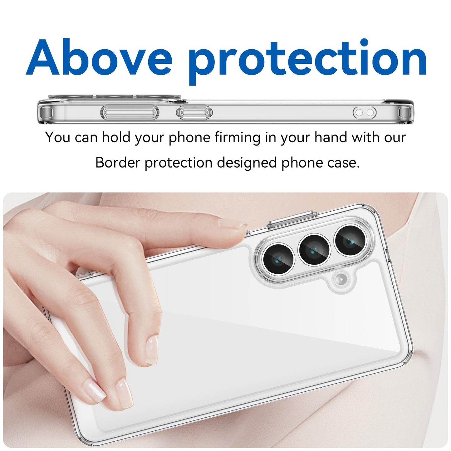 Samsung Galaxy S26+ 5G Acrylic Hybrid TPU Protective Phone Case, Colourful Series Shockproof Cover