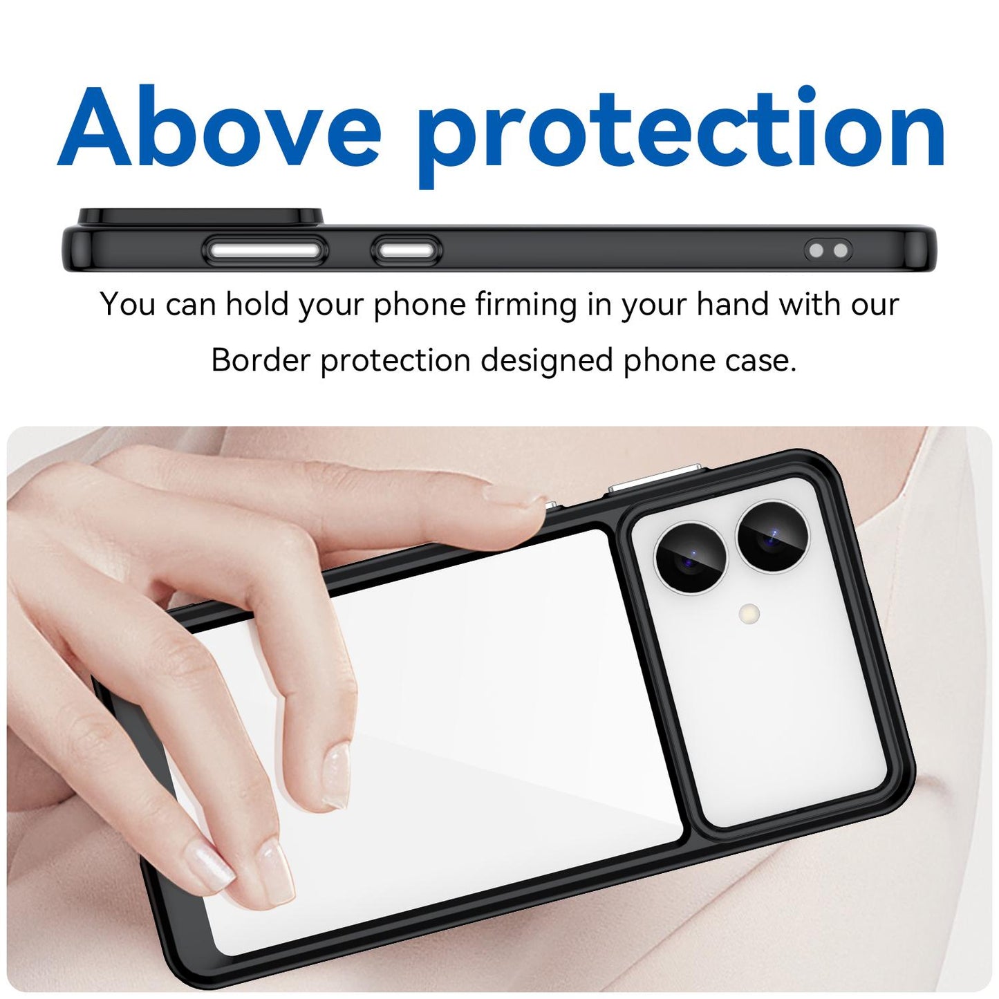 Samsung Galaxy S26 Edge 5G Acrylic Hybrid TPU Protective Phone Case, Colourful Series Shockproof Cover