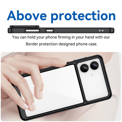 Samsung Galaxy S26 Edge 5G Acrylic Hybrid TPU Protective Phone Case, Colourful Series Shockproof Cover
