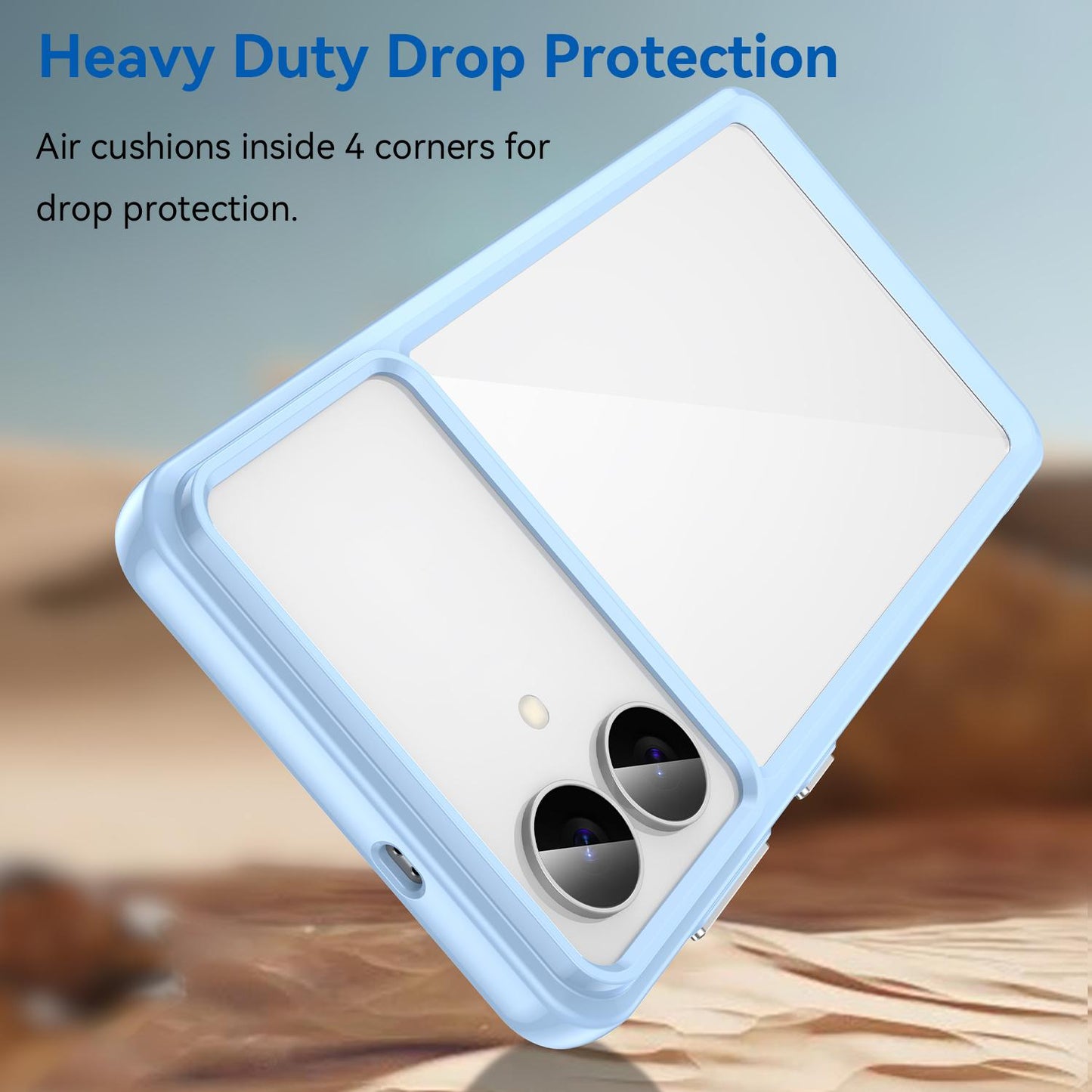Samsung Galaxy S26 Edge 5G Acrylic Hybrid TPU Protective Phone Case, Colourful Series Shockproof Cover