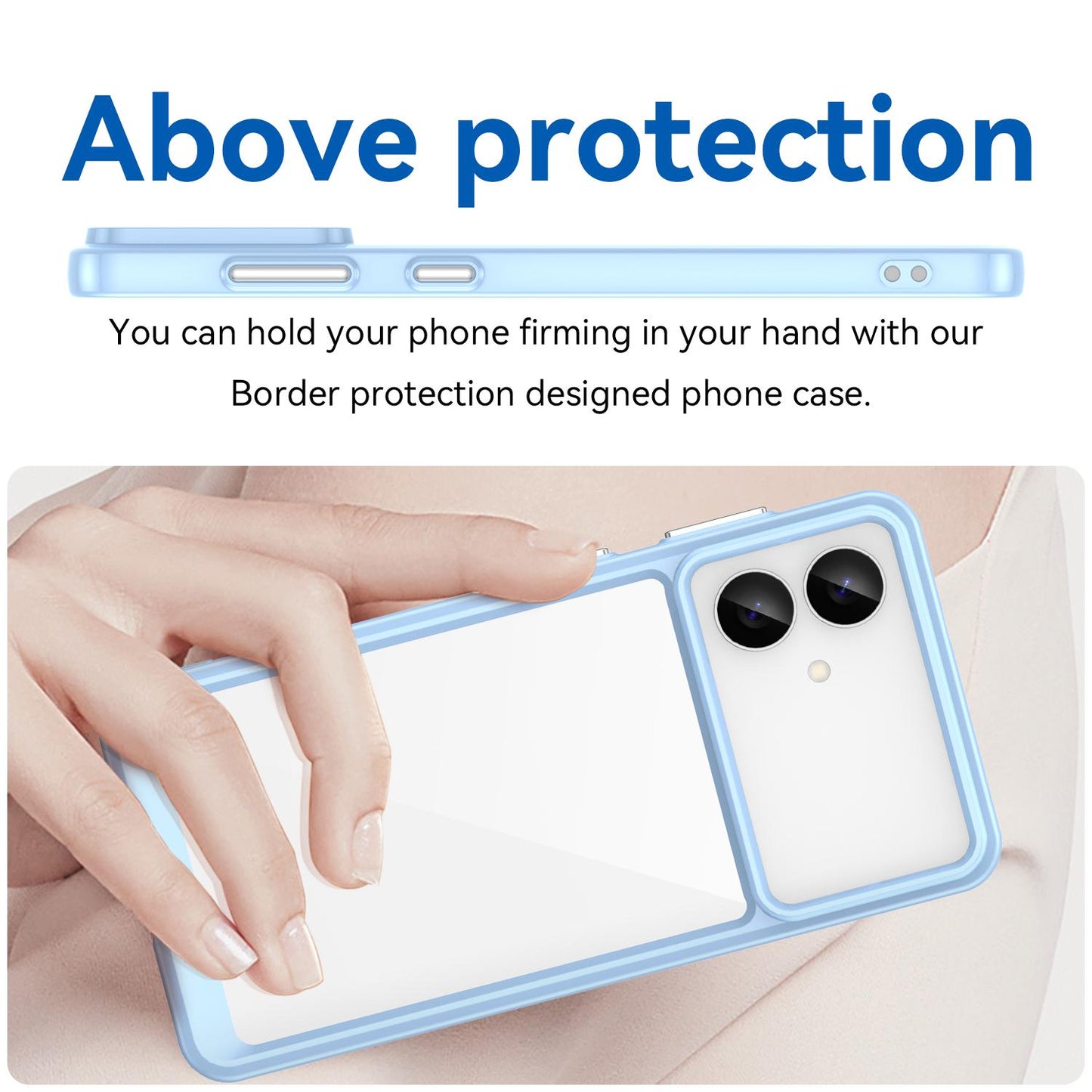 Samsung Galaxy S26 Edge 5G Acrylic Hybrid TPU Protective Phone Case, Colourful Series Shockproof Cover