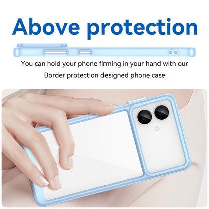 Samsung Galaxy S26 Edge 5G Acrylic Hybrid TPU Protective Phone Case, Colourful Series Shockproof Cover