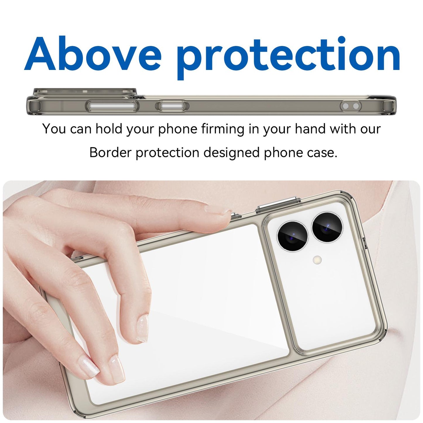 Samsung Galaxy S26 Edge 5G Acrylic Hybrid TPU Protective Phone Case, Colourful Series Shockproof Cover
