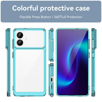 Samsung Galaxy S26 Edge 5G Acrylic Hybrid TPU Protective Phone Case, Colourful Series Shockproof Cover