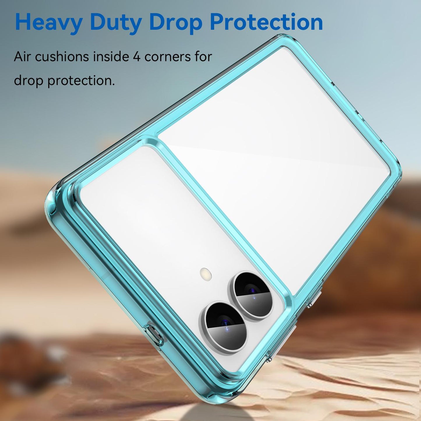 Samsung Galaxy S26 Edge 5G Acrylic Hybrid TPU Protective Phone Case, Colourful Series Shockproof Cover