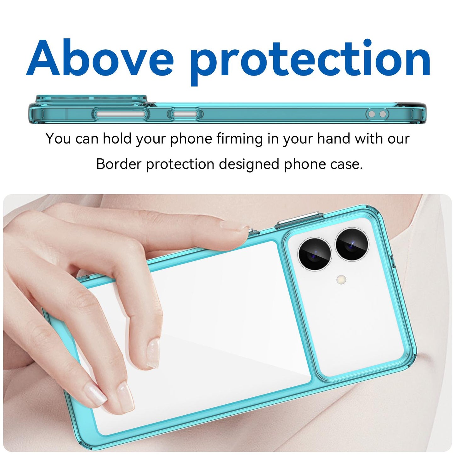 Samsung Galaxy S26 Edge 5G Acrylic Hybrid TPU Protective Phone Case, Colourful Series Shockproof Cover