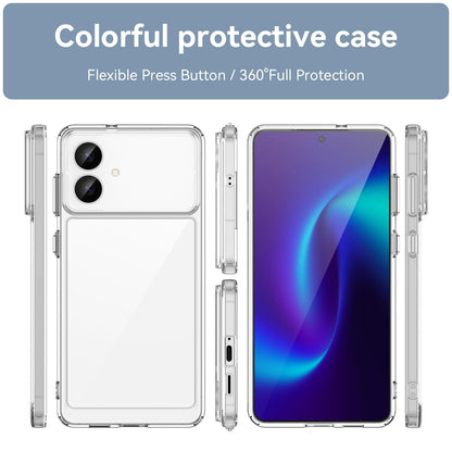 Samsung Galaxy S26 Edge 5G Acrylic Hybrid TPU Protective Phone Case, Colourful Series Shockproof Cover
