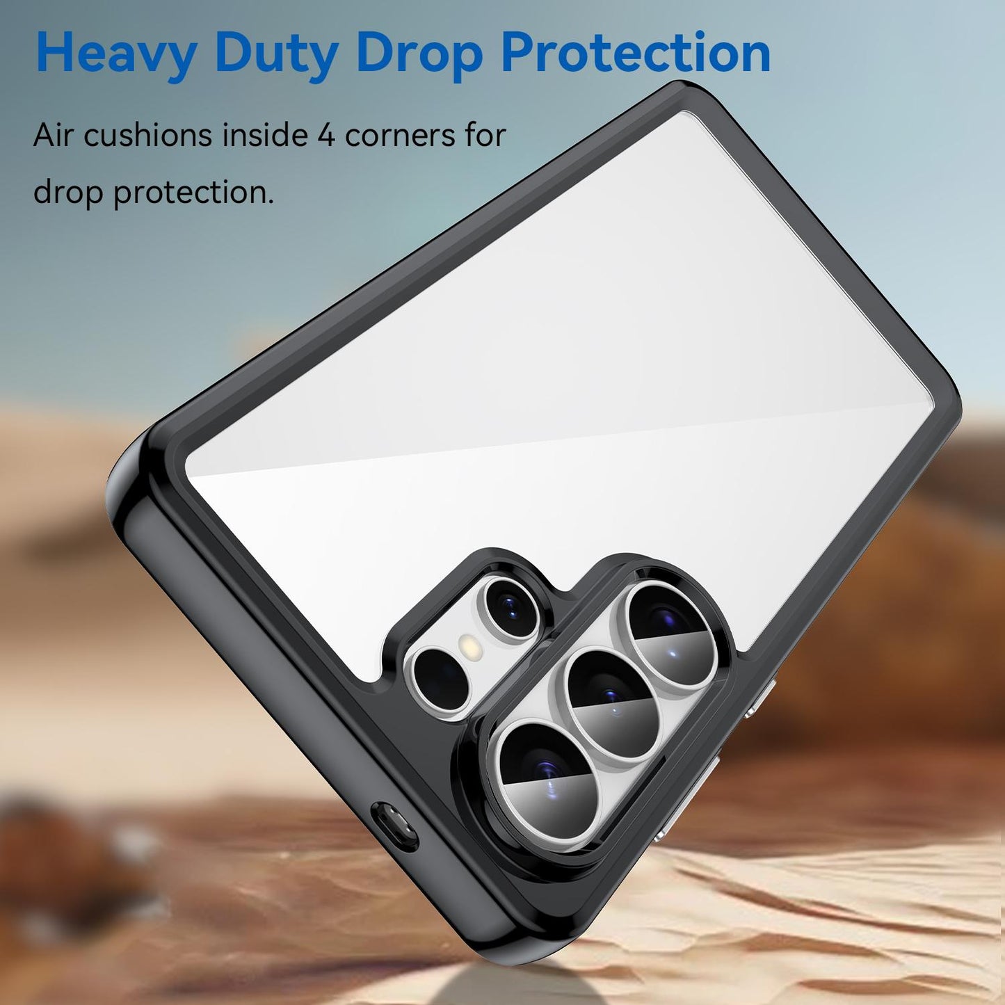Samsung Galaxy S26 Ultra 5G Acrylic Hybrid TPU Protective Phone Case, Colourful Series Shockproof Cover