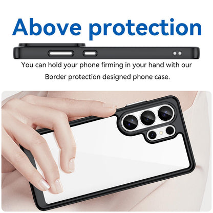 Samsung Galaxy S26 Ultra 5G Acrylic Hybrid TPU Protective Phone Case, Colourful Series Shockproof Cover