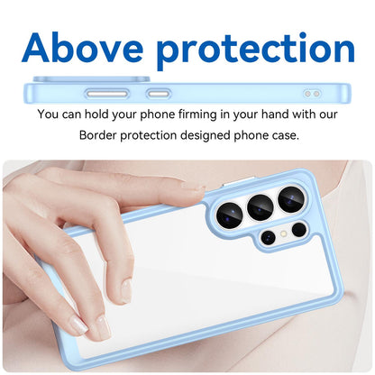 Samsung Galaxy S26 Ultra 5G Acrylic Hybrid TPU Protective Phone Case, Colourful Series Shockproof Cover