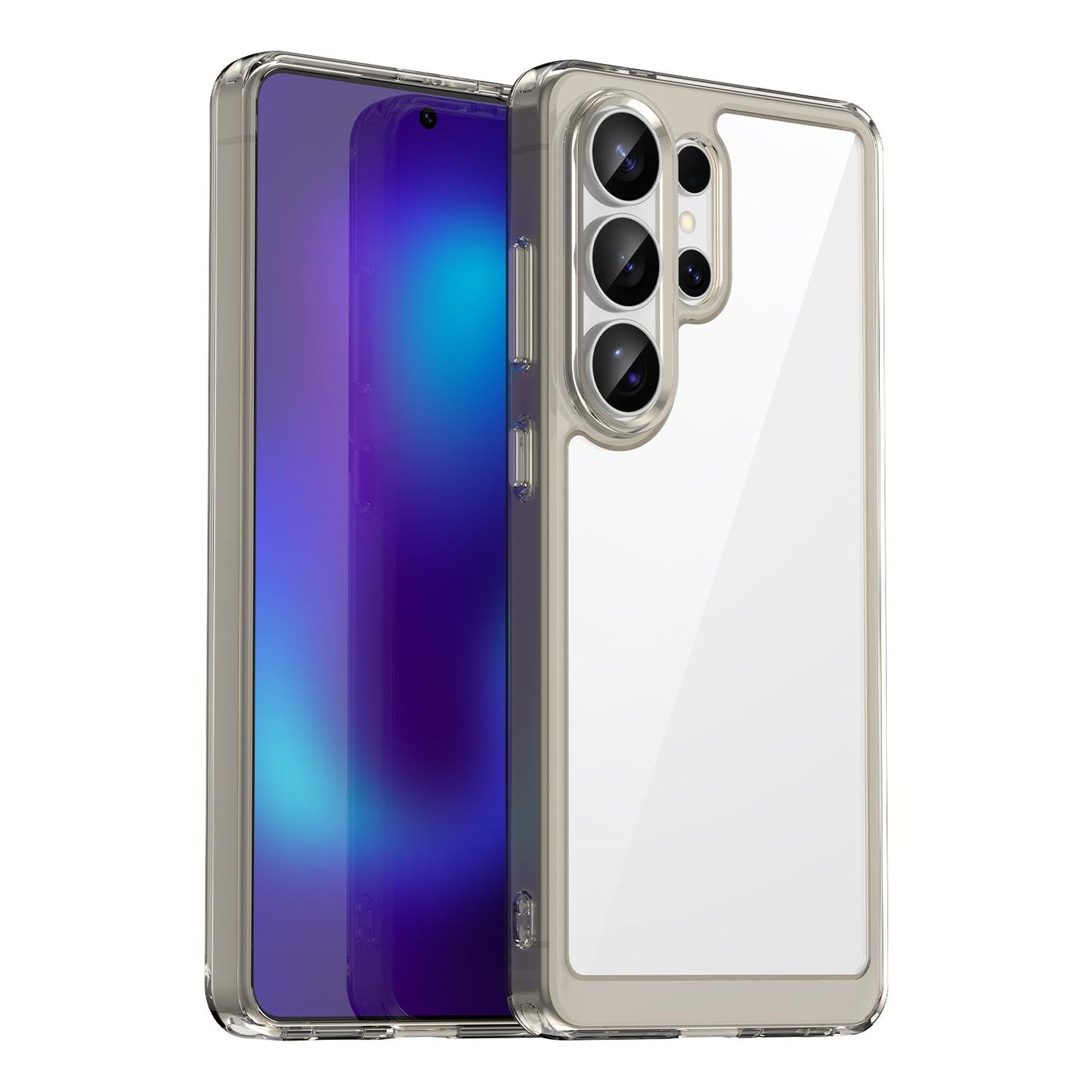Samsung Galaxy S26 Ultra 5G Acrylic Hybrid TPU Protective Phone Case, Colourful Series Shockproof Cover
