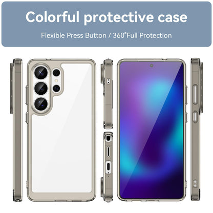 Samsung Galaxy S26 Ultra 5G Acrylic Hybrid TPU Protective Phone Case, Colourful Series Shockproof Cover
