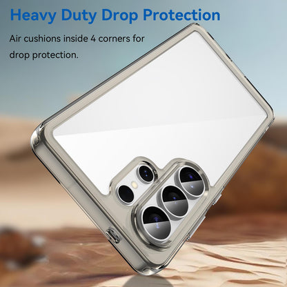 Samsung Galaxy S26 Ultra 5G Acrylic Hybrid TPU Protective Phone Case, Colourful Series Shockproof Cover