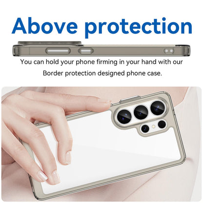 Samsung Galaxy S26 Ultra 5G Acrylic Hybrid TPU Protective Phone Case, Colourful Series Shockproof Cover