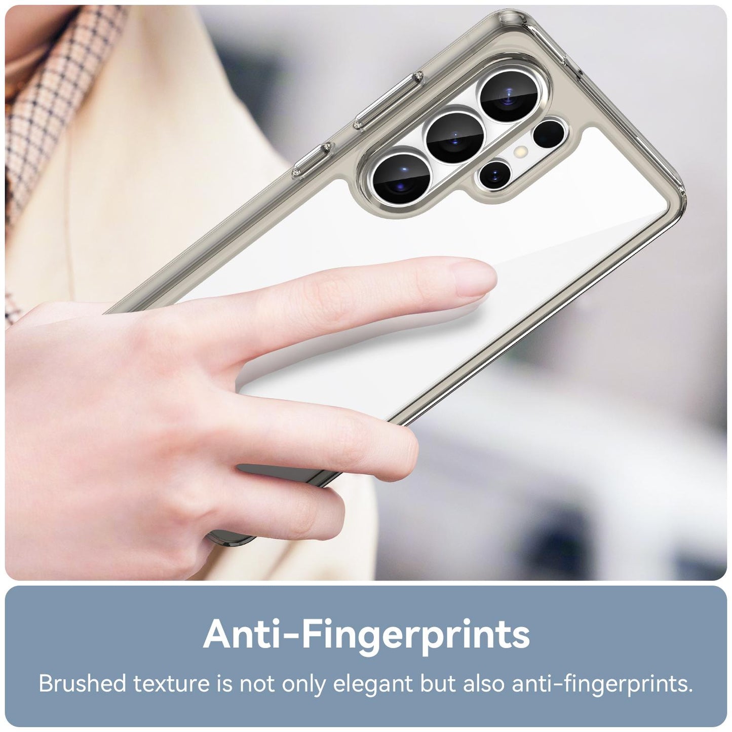 Samsung Galaxy S26 Ultra 5G Acrylic Hybrid TPU Protective Phone Case, Colourful Series Shockproof Cover