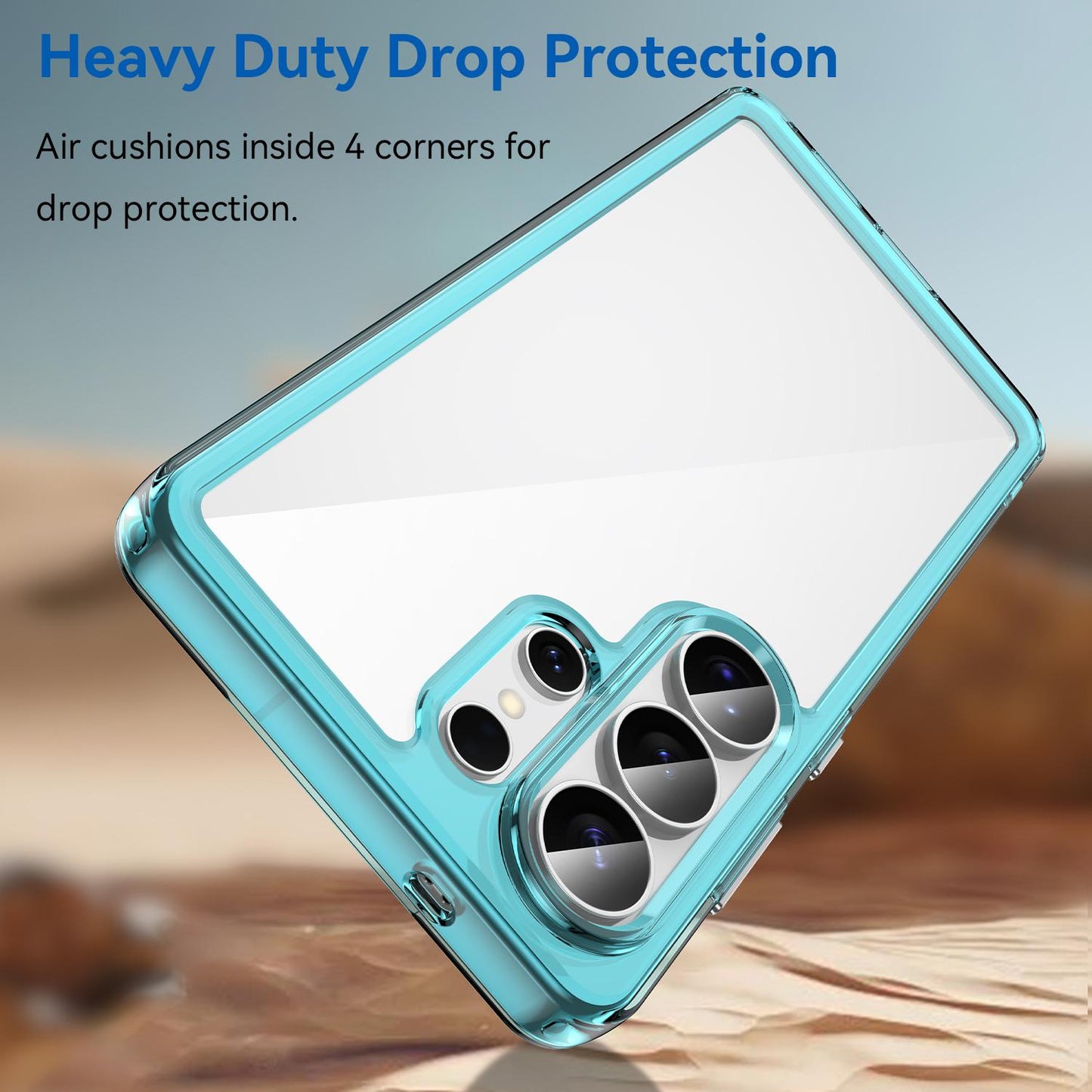 Samsung Galaxy S26 Ultra 5G Acrylic Hybrid TPU Protective Phone Case, Colourful Series Shockproof Cover