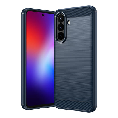 Samsung Galaxy A27 5G Carbon Fibre Brushed Texture TPU Protective Phone Case Shockproof Slim Cover