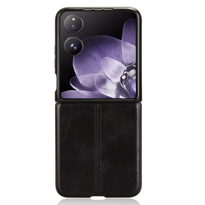 Xiaomi Mix Flip Cow Pattern Sewing Back Cover Phone Case - Premium PU Leather Texture PC + TPU Shockproof Protective Case, Scratch Resistant Slim Lightweight Anti-Fingerprint Full Coverage Mobile Cover
