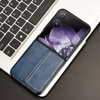 Xiaomi Mix Flip Cow Pattern Sewing Back Cover Phone Case - Premium PU Leather Texture PC + TPU Shockproof Protective Case, Scratch Resistant Slim Lightweight Anti-Fingerprint Full Coverage Mobile Cover