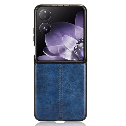 Xiaomi Mix Flip Cow Pattern Sewing Back Cover Phone Case - Premium PU Leather Texture PC + TPU Shockproof Protective Case, Scratch Resistant Slim Lightweight Anti-Fingerprint Full Coverage Mobile Cover
