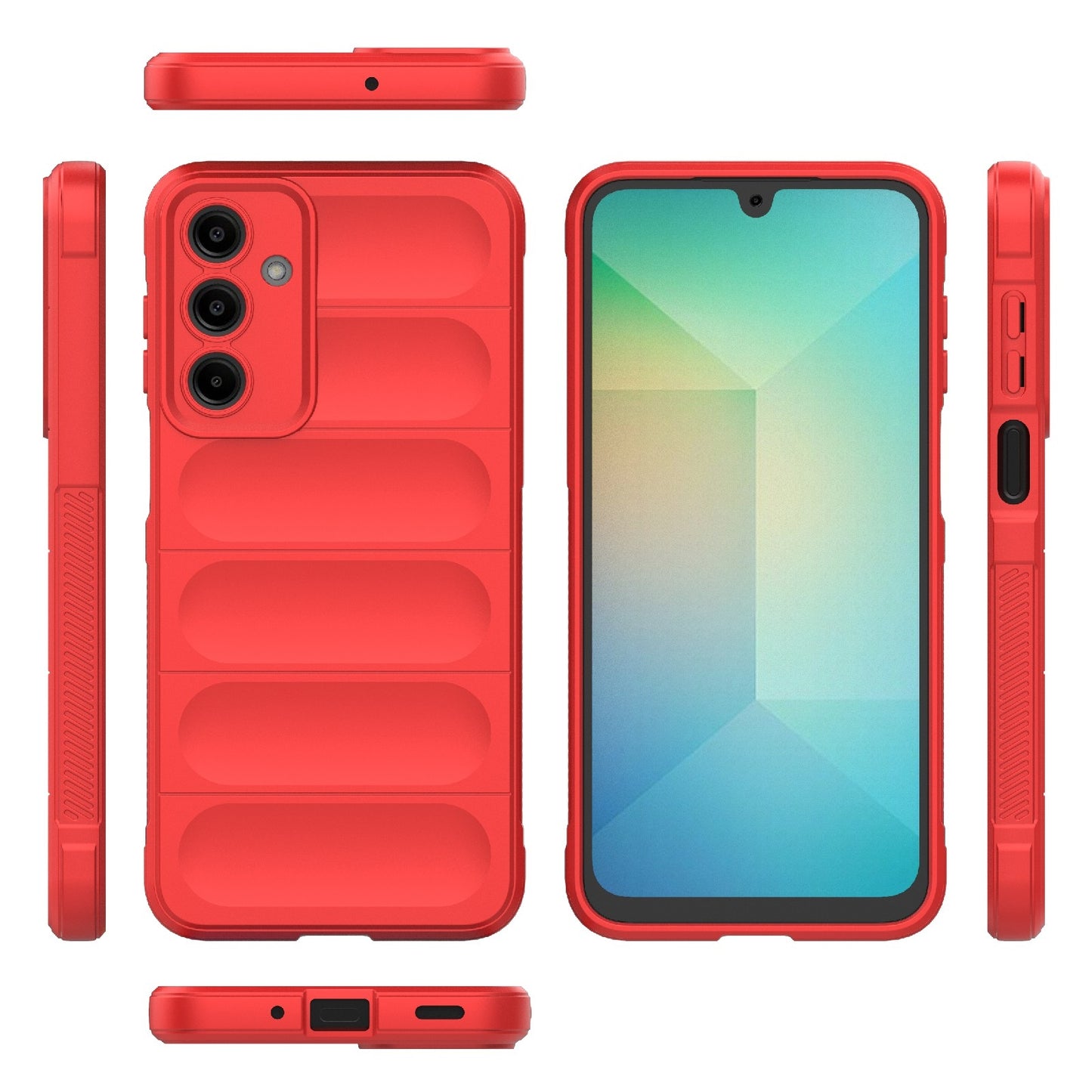 Samsung Galaxy A16 5G Magic Shield TPU + Flannel Protective Phone Case Cover, Shockproof Scratch Resistant