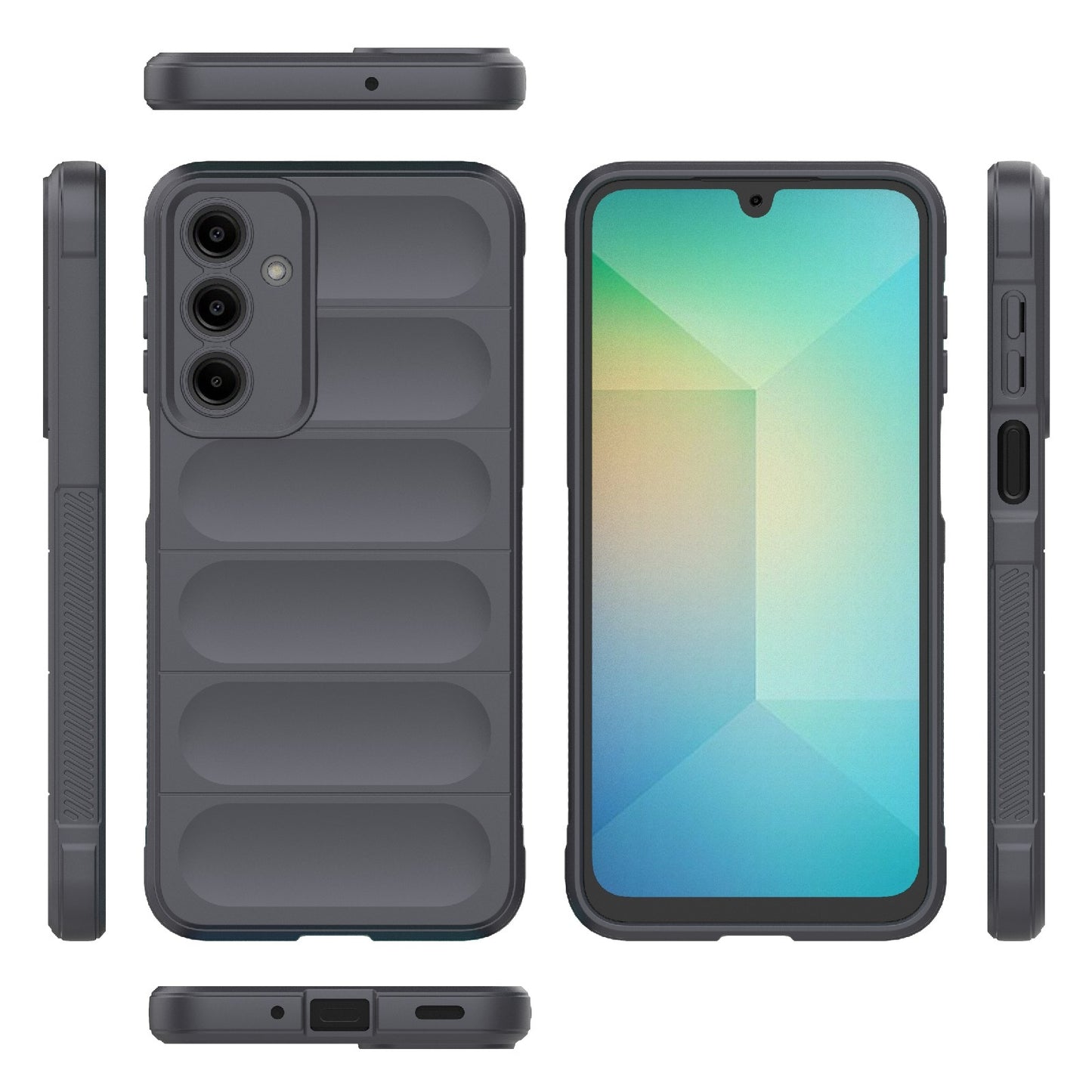 Samsung Galaxy A16 5G Magic Shield TPU + Flannel Protective Phone Case Cover, Shockproof Scratch Resistant