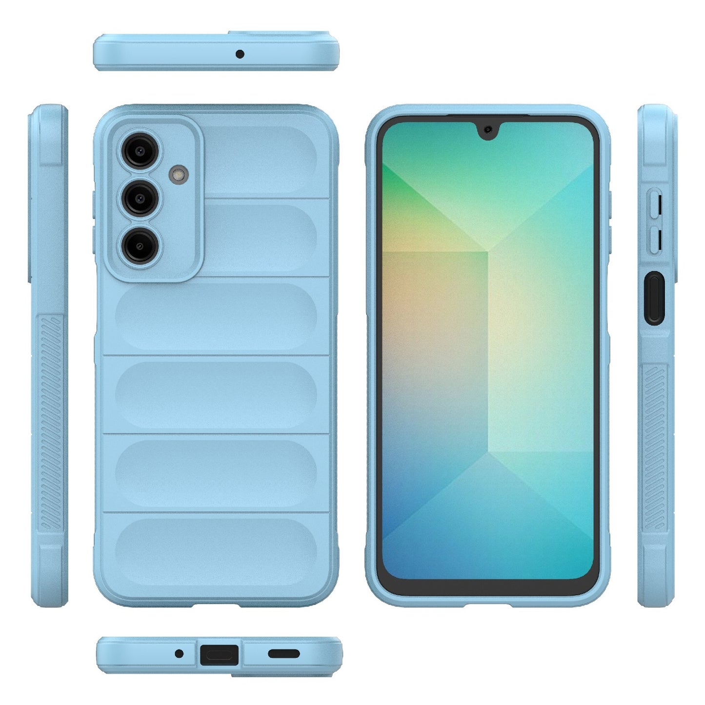 Samsung Galaxy A16 5G Magic Shield TPU + Flannel Protective Phone Case Cover, Shockproof Scratch Resistant