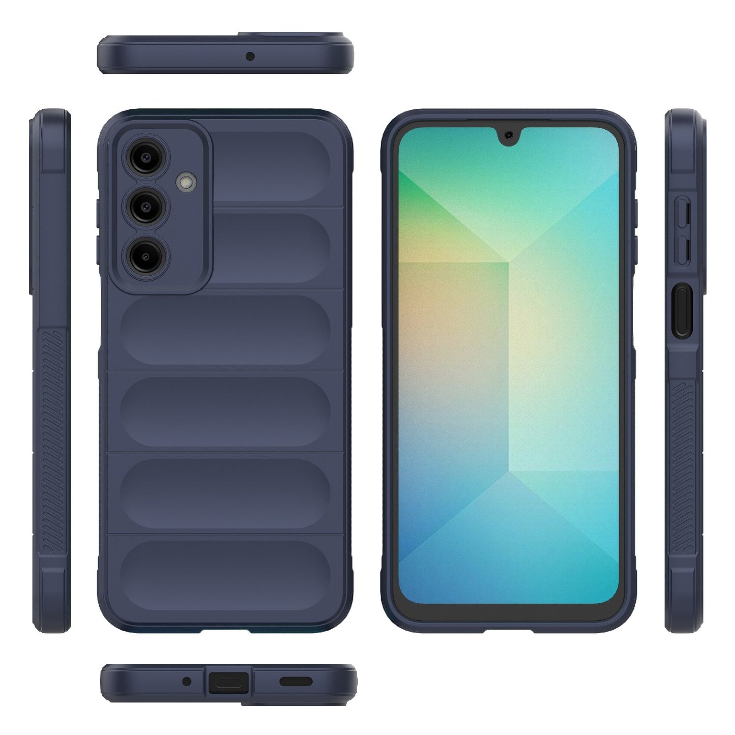 Samsung Galaxy A16 5G Magic Shield TPU + Flannel Protective Phone Case Cover, Shockproof Scratch Resistant