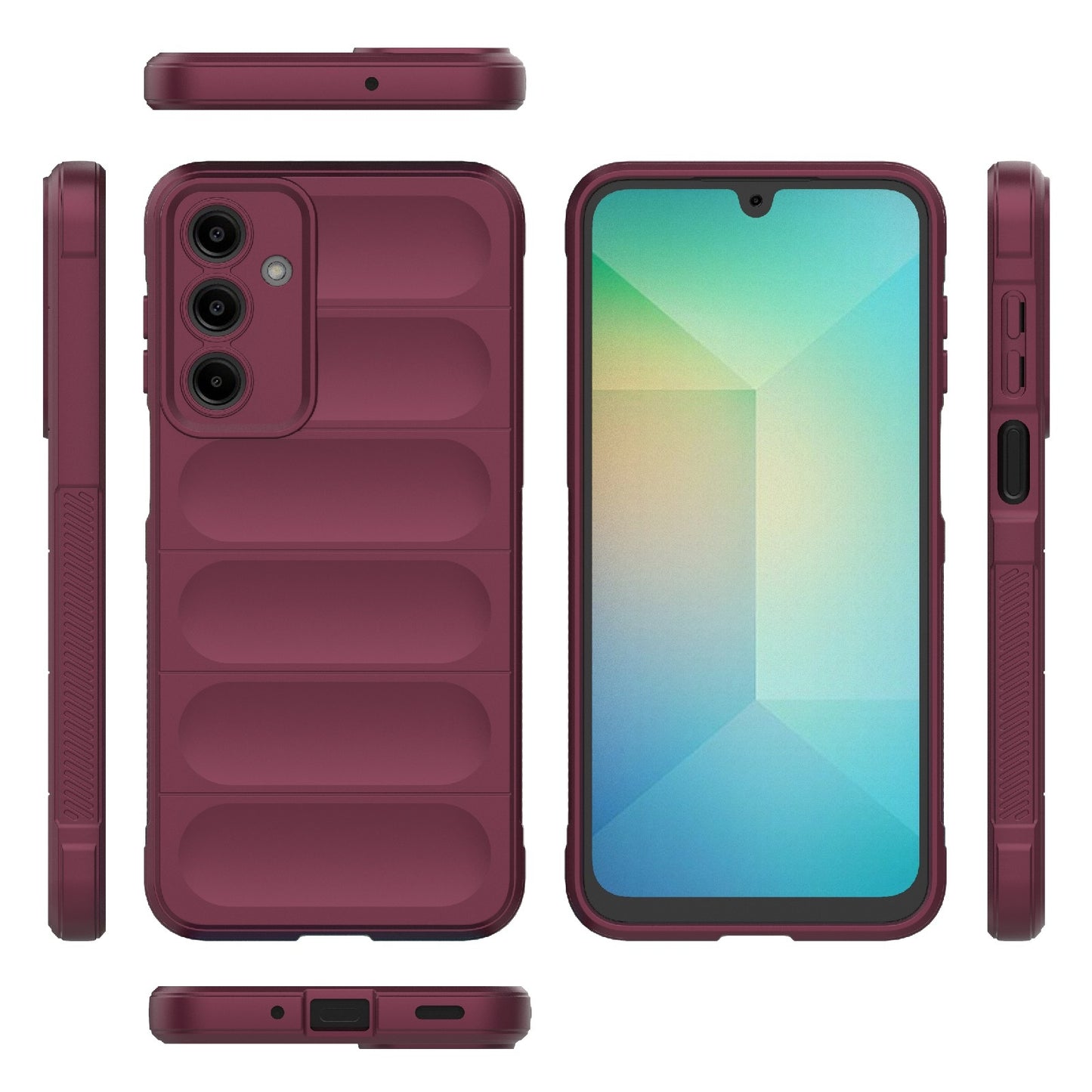Samsung Galaxy A16 5G Magic Shield TPU + Flannel Protective Phone Case Cover, Shockproof Scratch Resistant