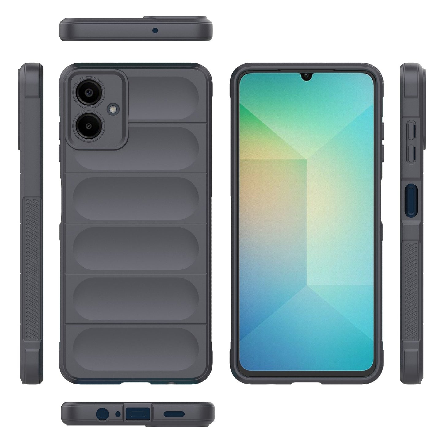 Samsung Galaxy A06 4G Magic Shield TPU + Flannel Protective Phone Case Cover, Shockproof Scratch Resistant