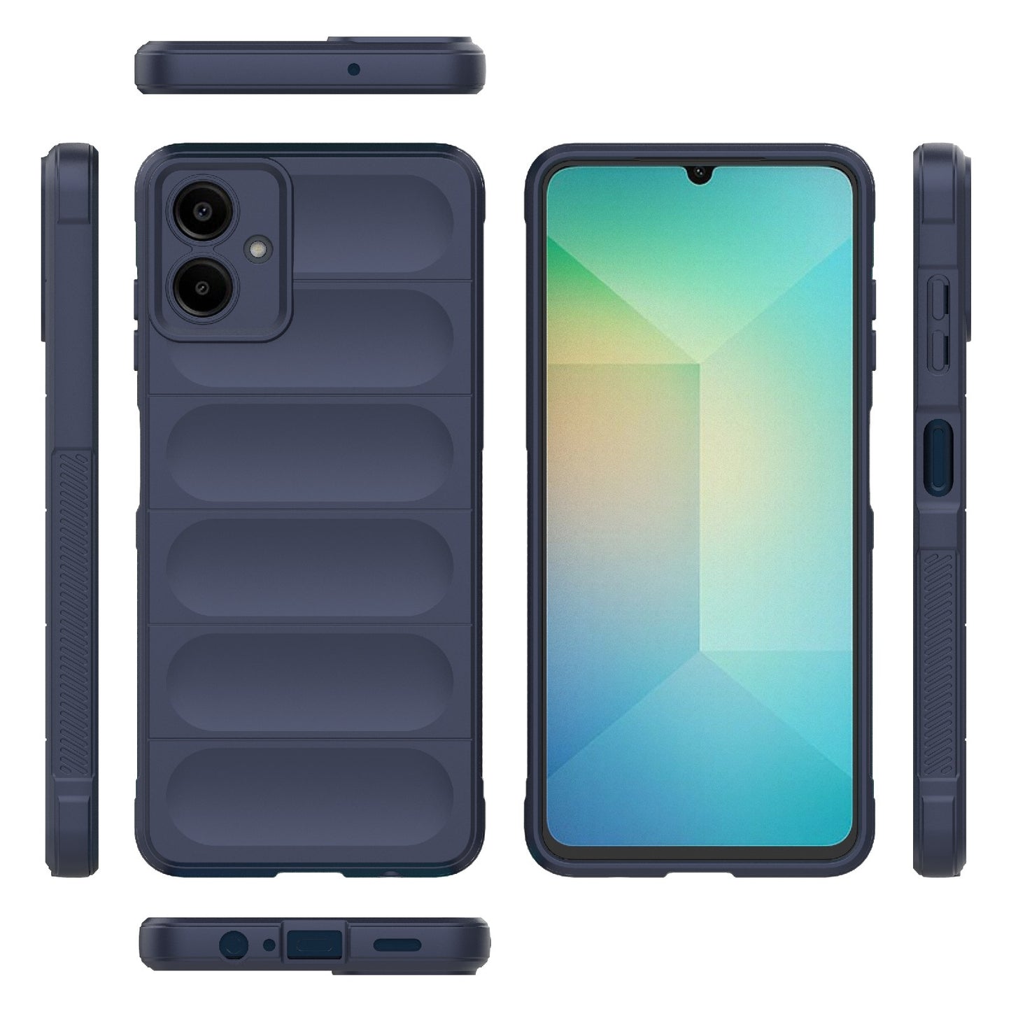 Samsung Galaxy A06 4G Magic Shield TPU + Flannel Protective Phone Case Cover, Shockproof Scratch Resistant