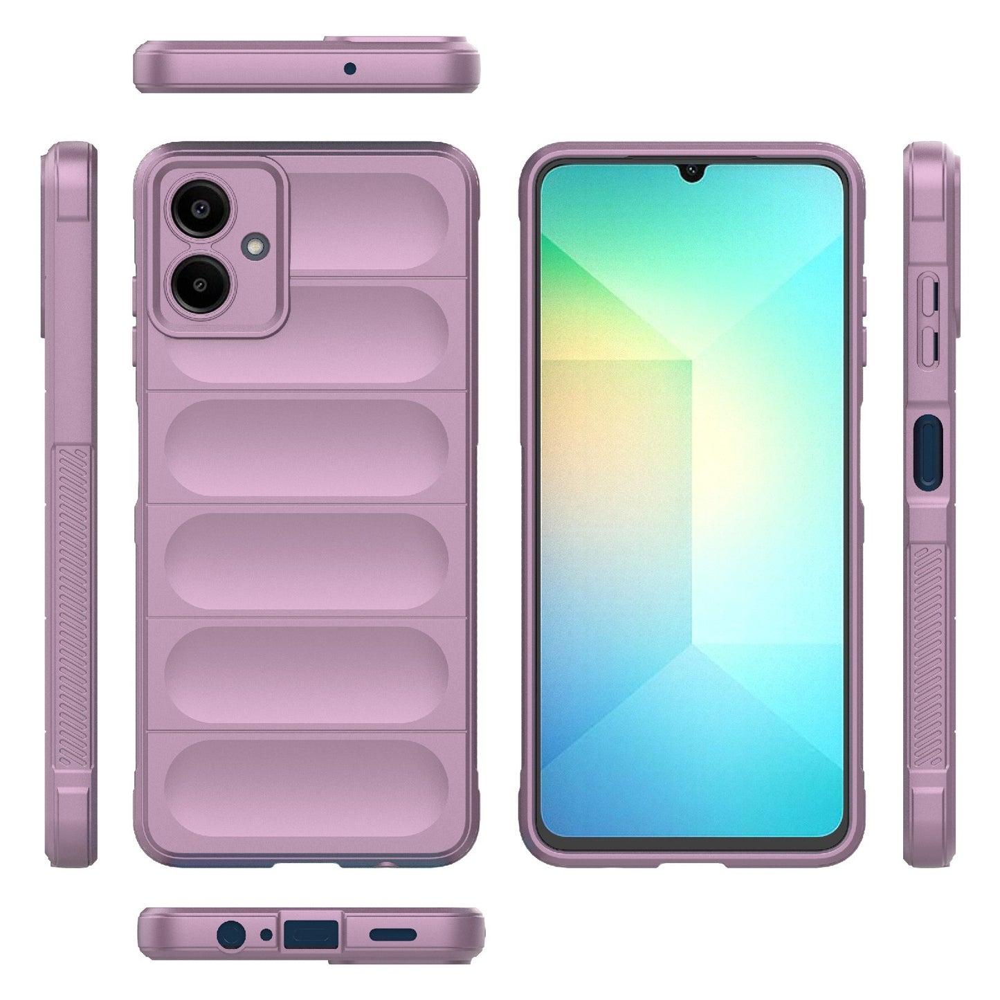 Samsung Galaxy A06 4G Magic Shield TPU + Flannel Protective Phone Case Cover, Shockproof Scratch Resistant