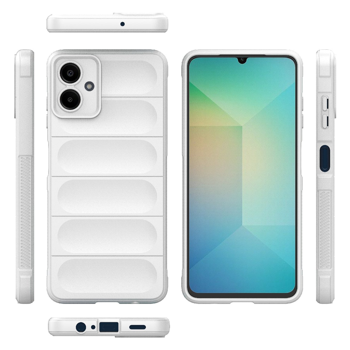 Samsung Galaxy A06 4G Magic Shield TPU + Flannel Protective Phone Case Cover, Shockproof Scratch Resistant