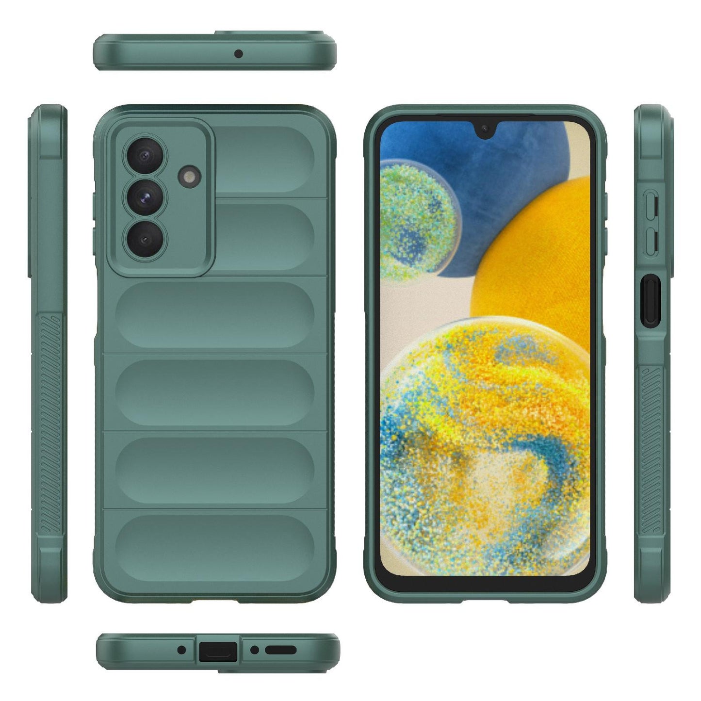 Samsung Galaxy A26 5G Magic Shield TPU + Flannel Protective Phone Case Cover, Shockproof Scratch Resistant