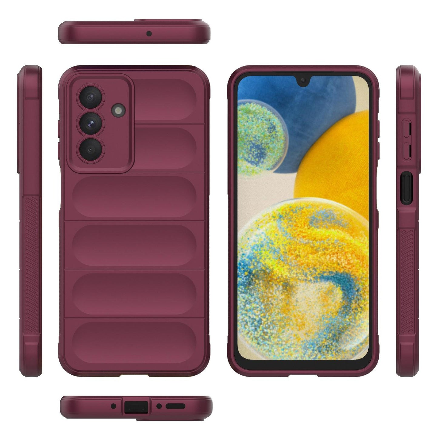 Samsung Galaxy A26 5G Magic Shield TPU + Flannel Protective Phone Case Cover, Shockproof Scratch Resistant