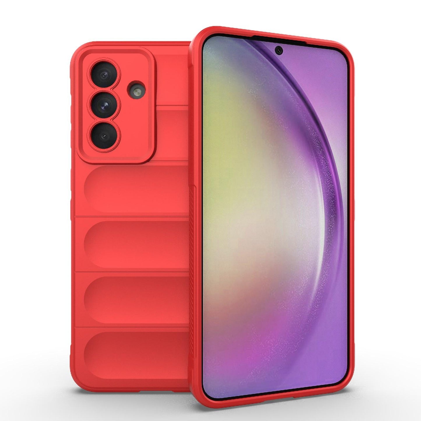 Samsung Galaxy A56 5G Magic Shield TPU + Flannel Protective Phone Case Cover, Shockproof Scratch Resistant