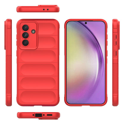 Samsung Galaxy A56 5G Magic Shield TPU + Flannel Protective Phone Case Cover, Shockproof Scratch Resistant