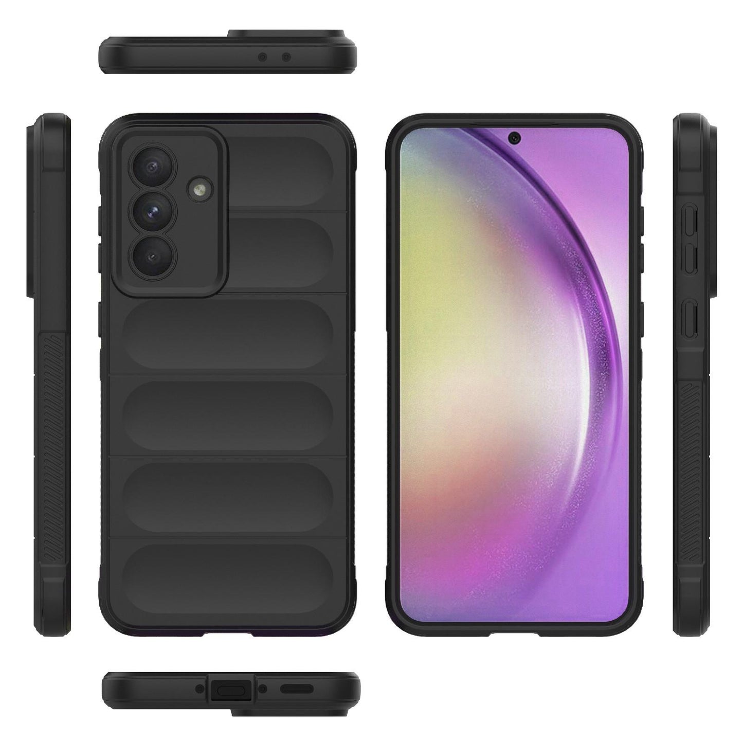 Samsung Galaxy A36 5G Magic Shield TPU + Flannel Protective Phone Case Cover, Shockproof Scratch Resistant