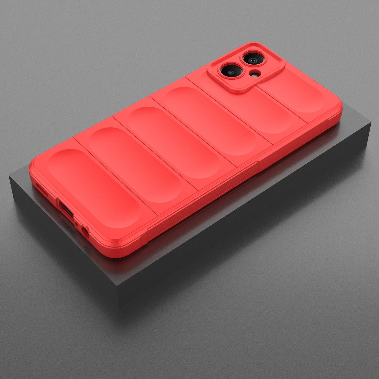 Samsung Galaxy A06 5G Magic Shield TPU + Flannel Protective Phone Case Cover, Shockproof Scratch Resistant