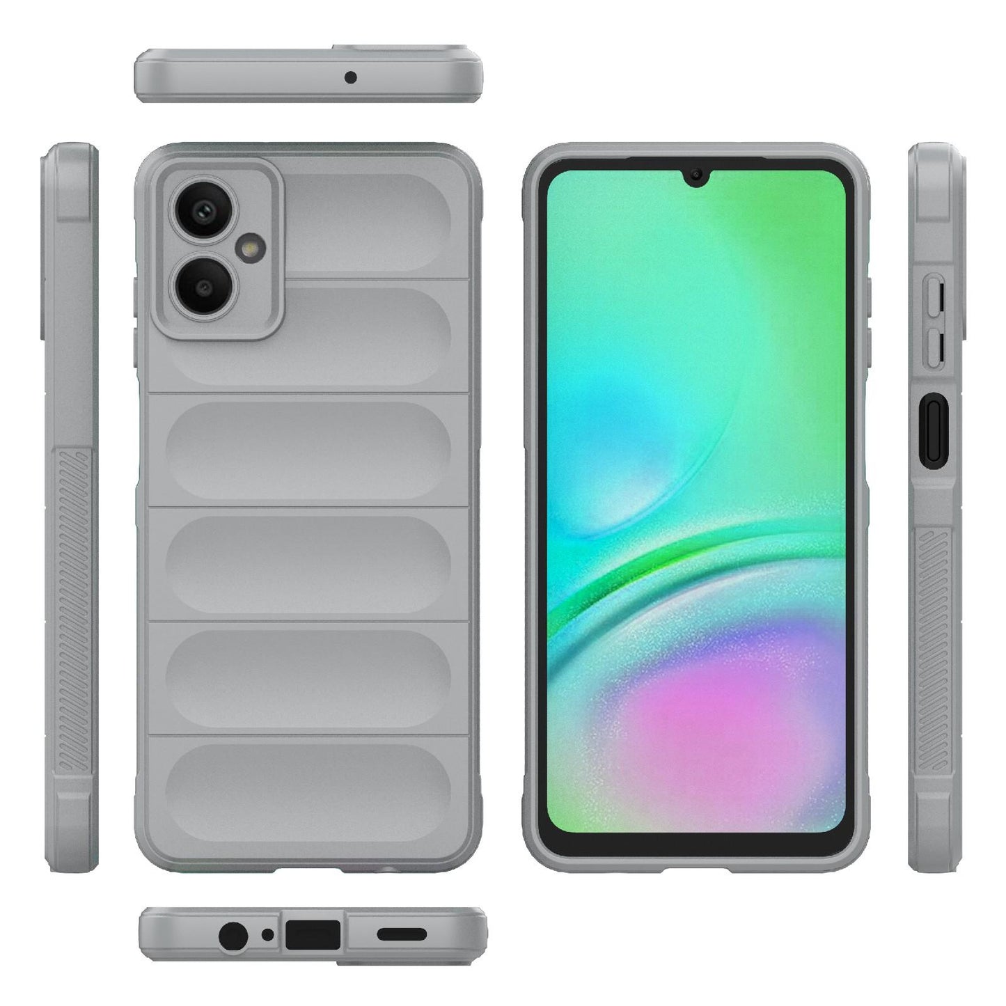 Samsung Galaxy A06 5G Magic Shield TPU + Flannel Protective Phone Case Cover, Shockproof Scratch Resistant