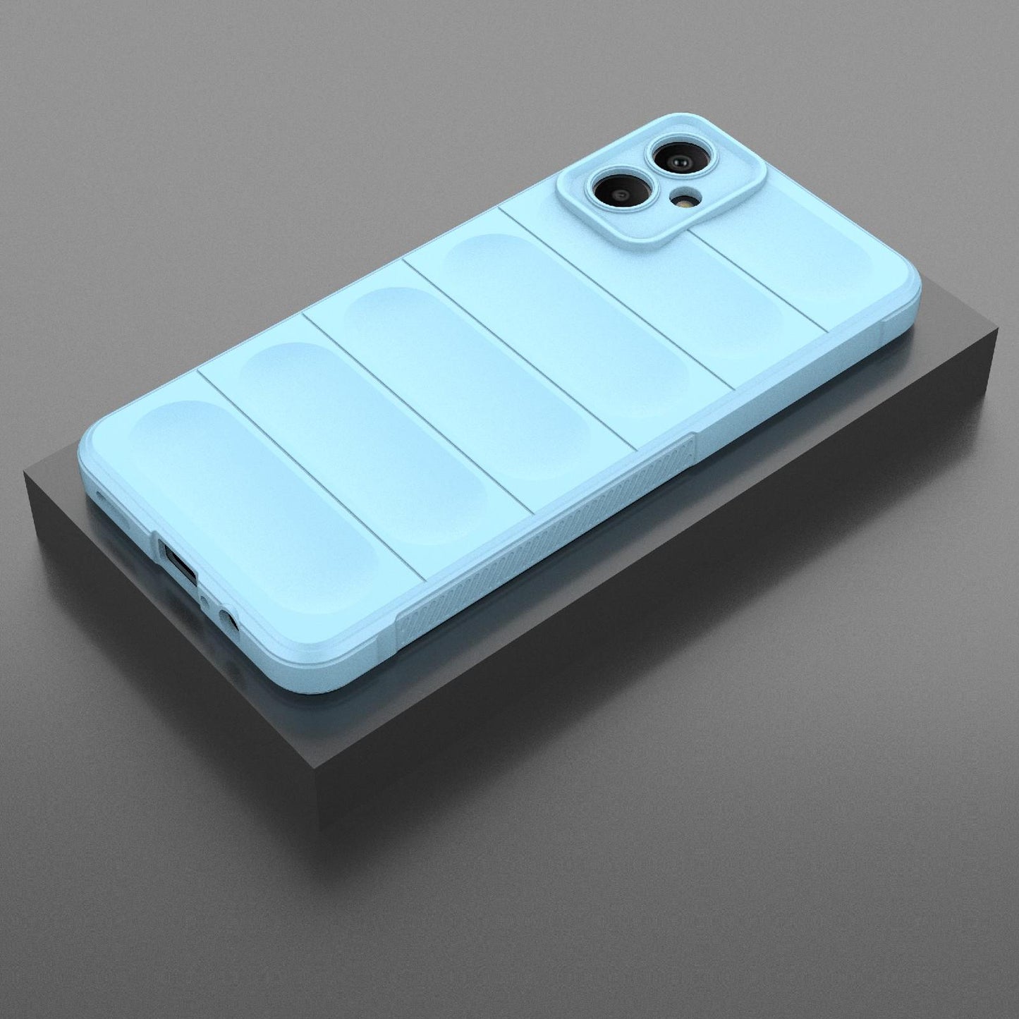 Samsung Galaxy A06 5G Magic Shield TPU + Flannel Protective Phone Case Cover, Shockproof Scratch Resistant
