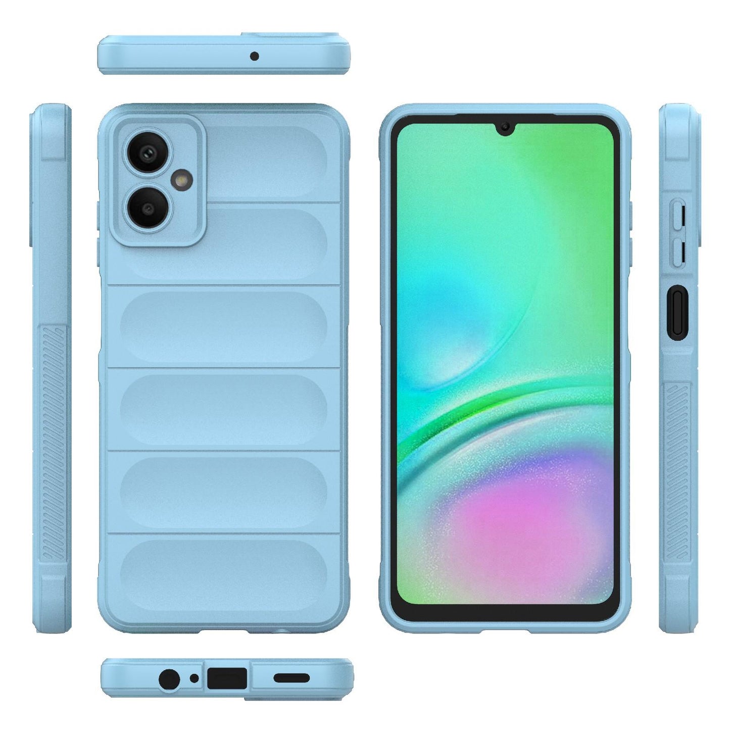 Samsung Galaxy A06 5G Magic Shield TPU + Flannel Protective Phone Case Cover, Shockproof Scratch Resistant
