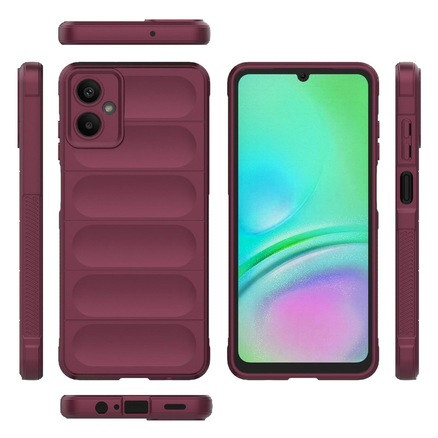 Samsung Galaxy A06 5G Magic Shield TPU + Flannel Protective Phone Case Cover, Shockproof Scratch Resistant