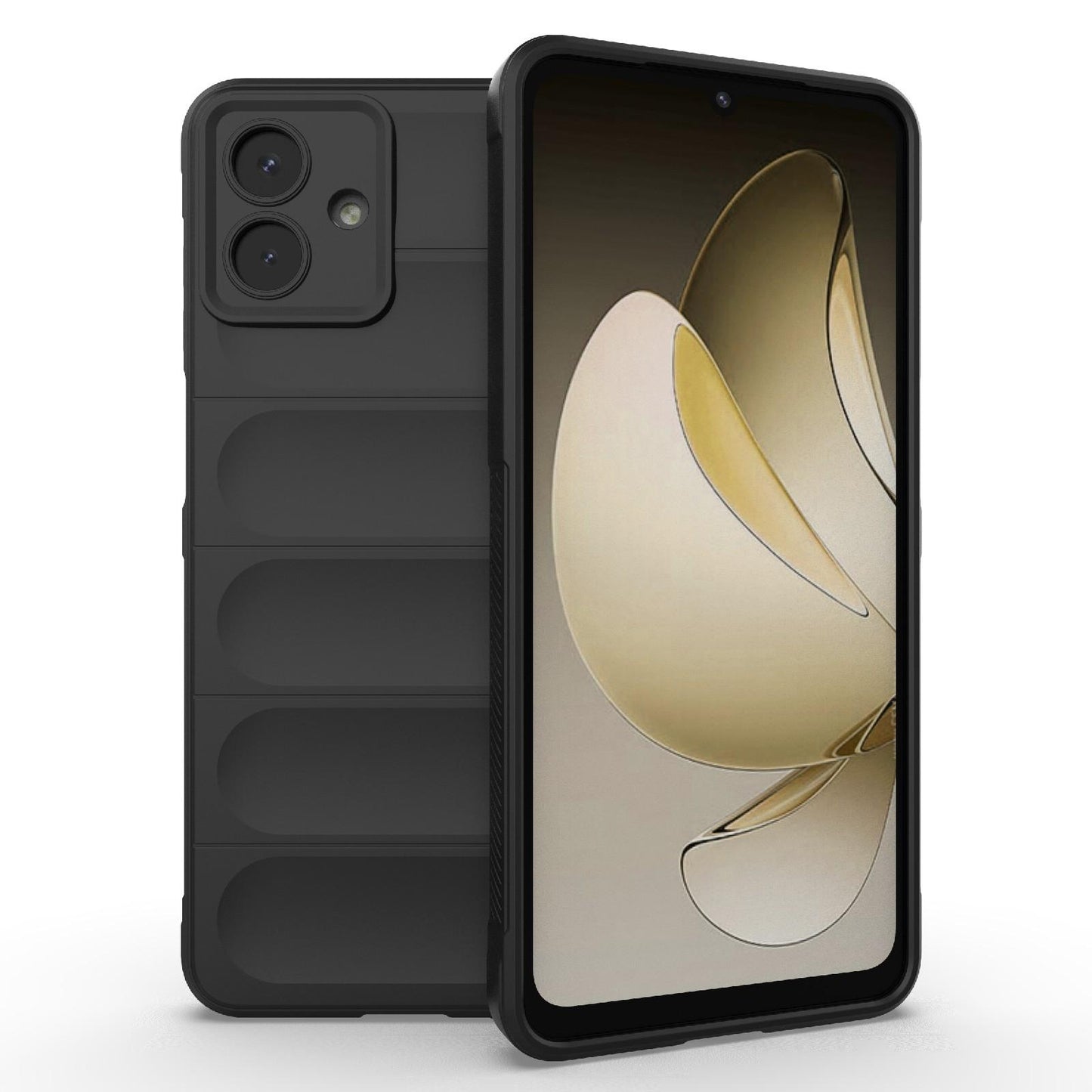 Samsung Galaxy A07 4G Magic Shield TPU + Flannel Protective Phone Case Cover, Shockproof Scratch Resistant