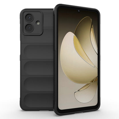 Samsung Galaxy A07 4G Magic Shield TPU + Flannel Protective Phone Case Cover, Shockproof Scratch Resistant
