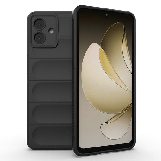 Samsung Galaxy A07 4G Magic Shield TPU + Flannel Protective Phone Case Cover, Shockproof Scratch Resistant