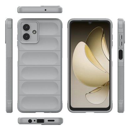 Samsung Galaxy A07 4G Magic Shield TPU + Flannel Protective Phone Case Cover, Shockproof Scratch Resistant