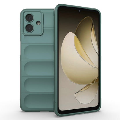 Samsung Galaxy A07 4G Magic Shield TPU + Flannel Protective Phone Case Cover, Shockproof Scratch Resistant