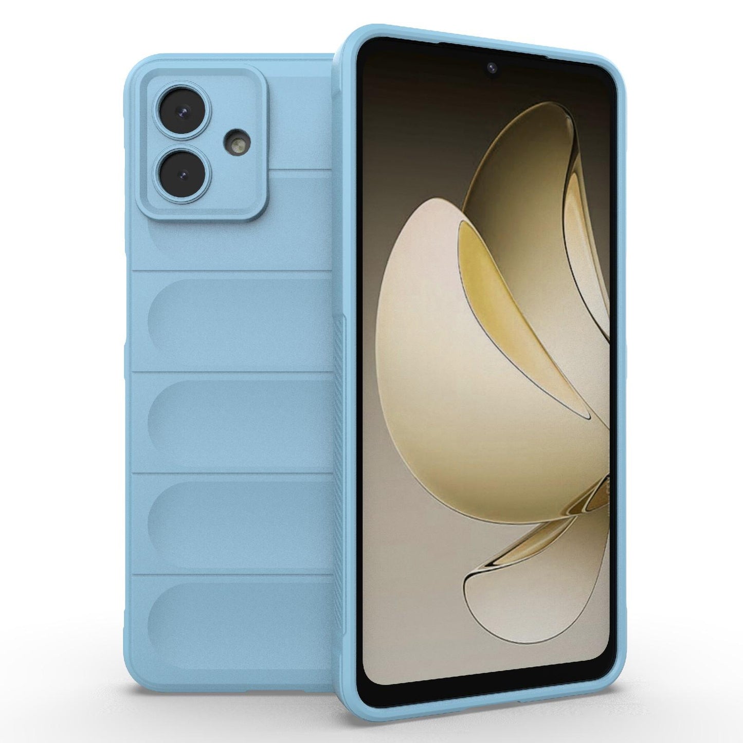 Samsung Galaxy A07 4G Magic Shield TPU + Flannel Protective Phone Case Cover, Shockproof Scratch Resistant